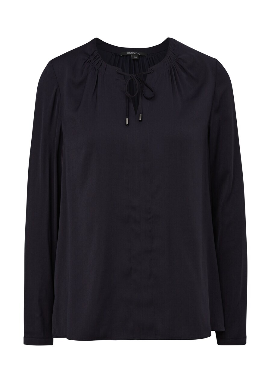 Блузка COMMA Blouse, морской синий 
Блузка COMMA Blouse, морской синий