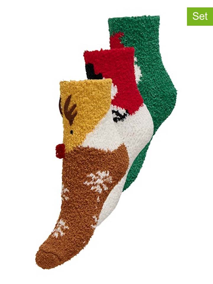 Носки ONLY, цвет rot/hellbraun/grün 
Носки ONLY, цвет rot/hellbraun/grün