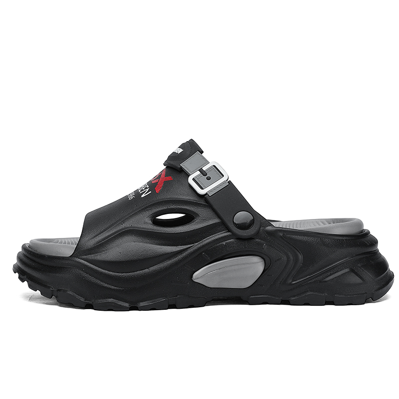 RENBEN Скользостойкие износостойкие шлепанцы мужские - черные, цвет Black
RENBEN Скользостойкие износостойкие шлепанцы мужские - черные, цвет Black