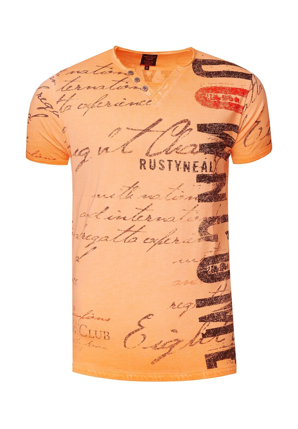 Футболка Rusty Neal Рубашка с модной планкой на пуговицах RUSTY NEAL, оранжевый
Футболка Rusty Neal Рубашка с модной планкой на пуговицах RUSTY NEAL, оранжевый