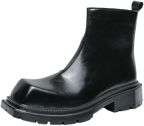 Мужские ботинки челси, кожаные ботинки с широким носком, без шнурков, повседневные или для официальных мероприятий, нескользящие и износостойкие, легкие, дышащие Zestrelax, черный
Мужские ботинки челси, кожаные ботинки с широким носком, без шнурков, повседневные или для официальных мероприятий, нескользящие и износостойкие, легкие, дышащие Zestrelax, черный