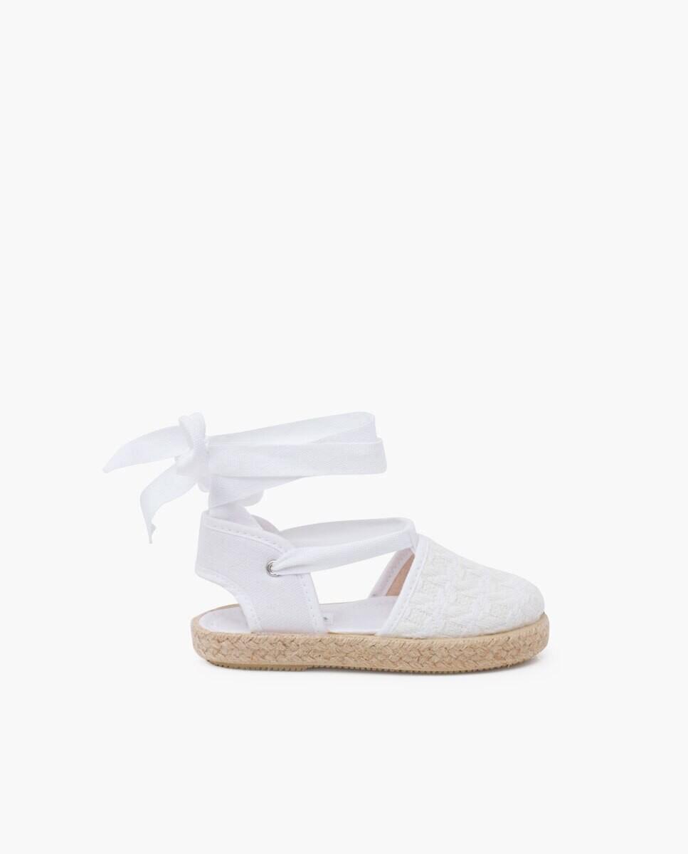 Девичьи эспадрильи с плетеным эффектом и лентами Pisamonas, белый
Девичьи эспадрильи с плетеным эффектом и лентами Pisamonas, белый