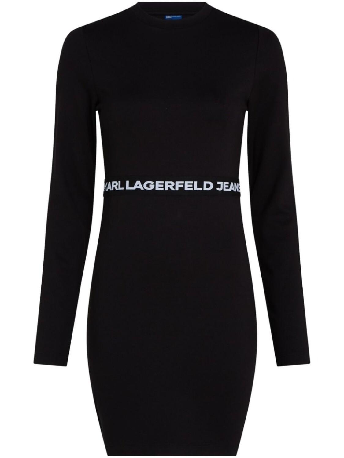 Karl Lagerfeld Jeans платье с длинными рукавами и логотипом, черный
Karl Lagerfeld Jeans платье с длинными рукавами и логотипом, черный