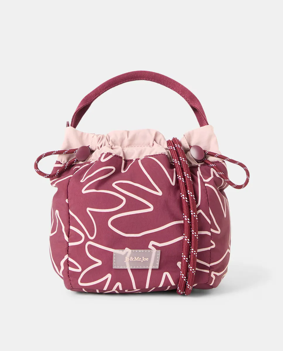 Сумка с двумя ручками и принтом Jo & Mr. Joe, бордовый
Сумка с двумя ручками и принтом Jo & Mr. Joe, бордовый