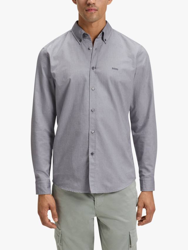 BOSS Rickert рубашка Regular Fit из хлопка HUGO BOSS, Open Grey
BOSS Rickert рубашка Regular Fit из хлопка HUGO BOSS, Open Grey