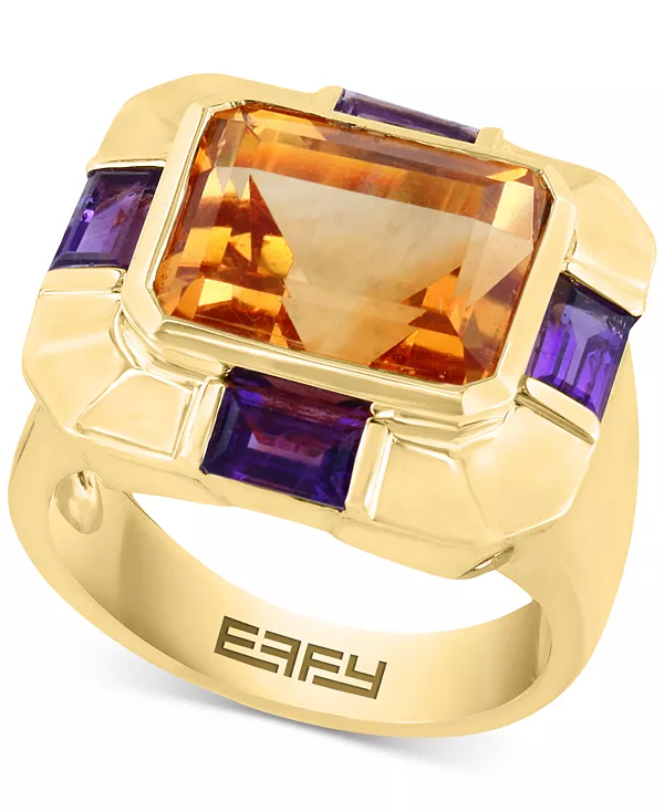 Кольцо Effy с цитрином (5-3/4 карата) и аметистом (1-1/2 карата) из золота и серебра Effy Collection, gold
Кольцо Effy с цитрином (5-3/4 карата) и аметистом (1-1/2 карата) из золота и серебра Effy Collection, gold