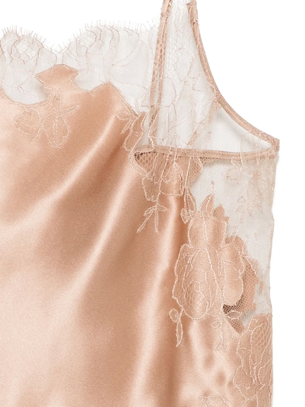 Шелковый топ с кружевом Calais Caudry Carine Gilson, нейтральный
Шелковый топ с кружевом Calais Caudry Carine Gilson, нейтральный