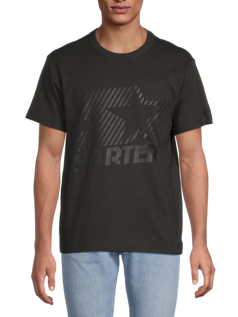 Футболка с круглым вырезом и логотипом Starter, черный
Футболка с круглым вырезом и логотипом Starter, черный