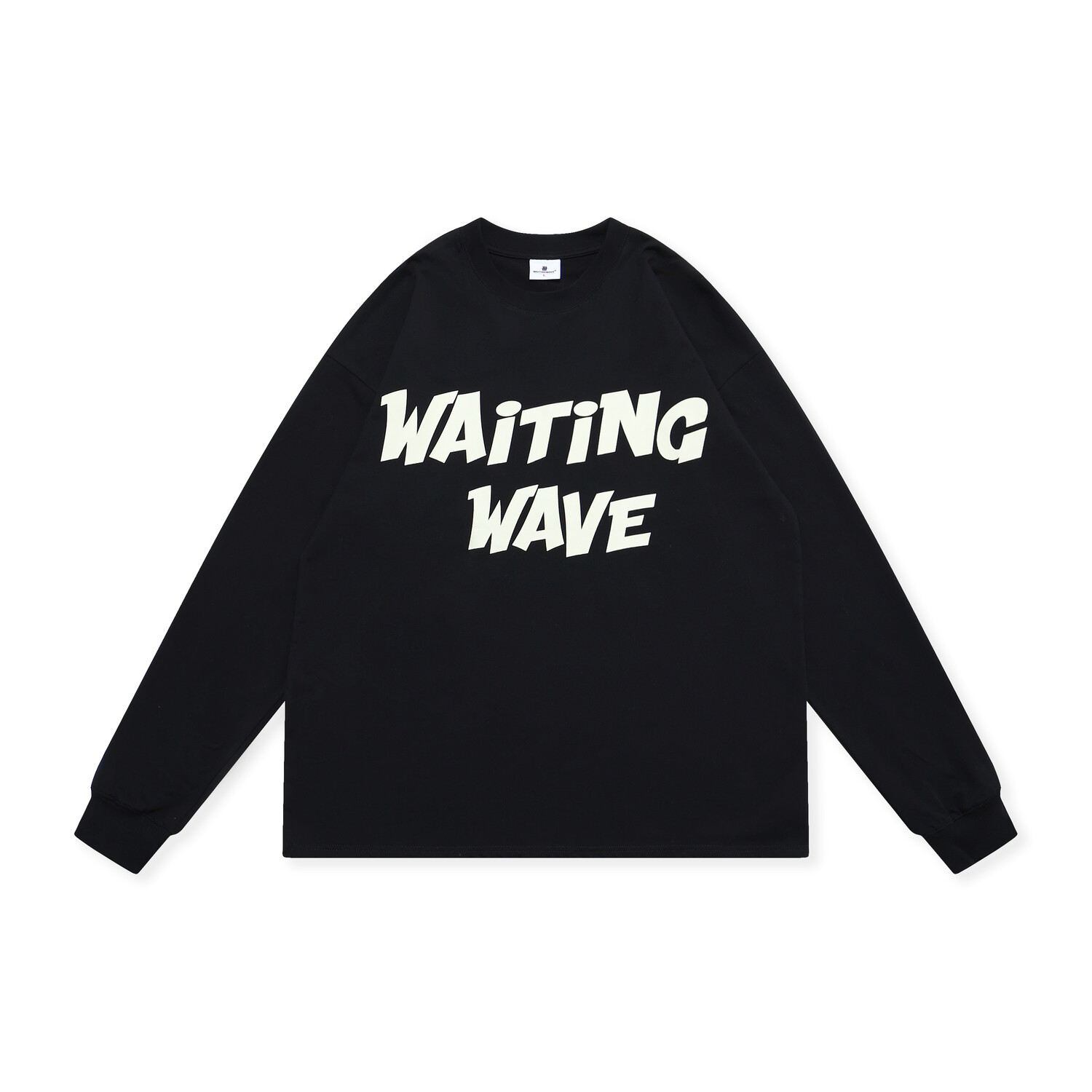 Футболка унисекс WAITINGWAVE, Белый 
Футболка унисекс WAITINGWAVE, Белый