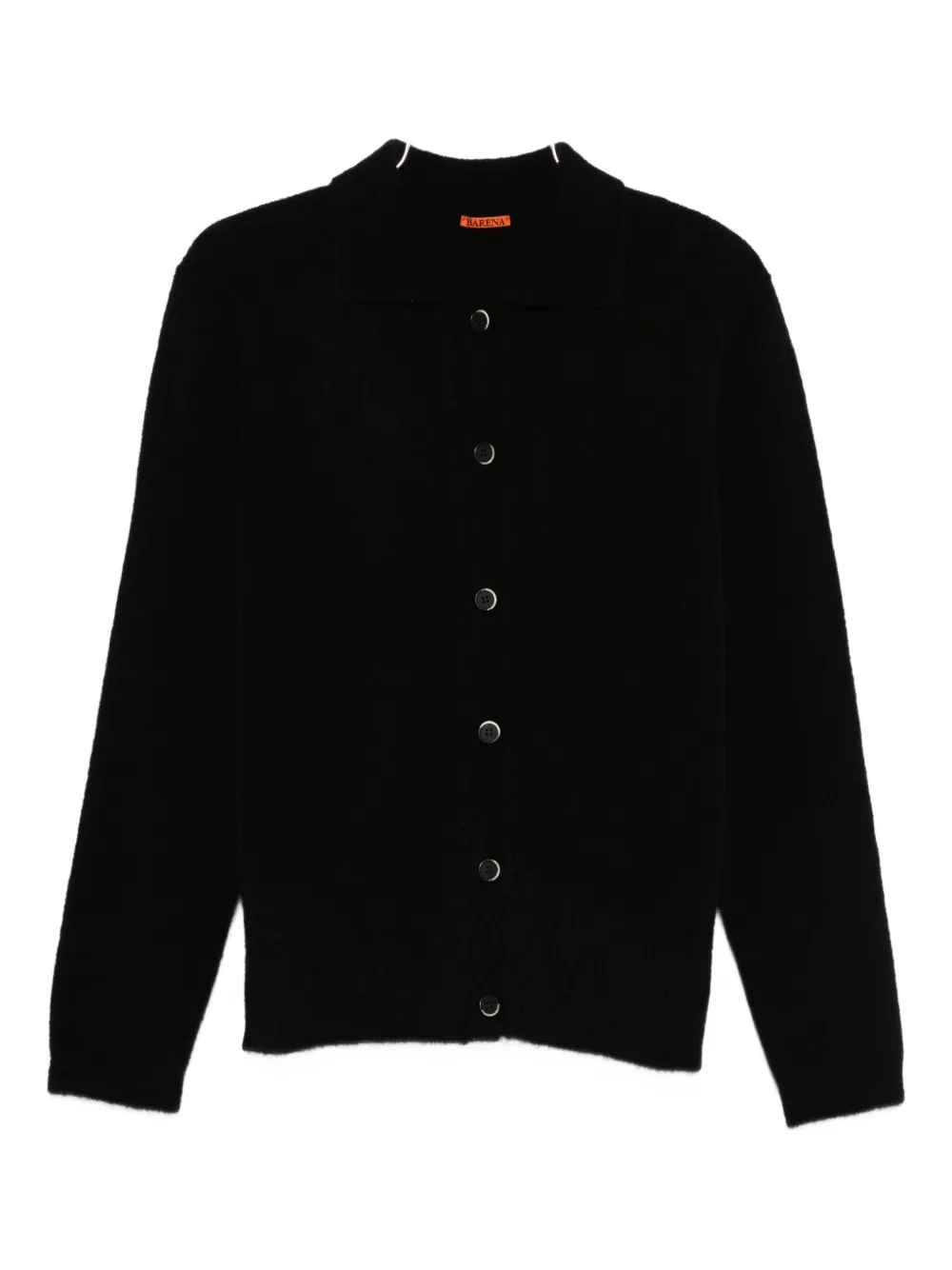 Кардиган с воротником-поло и застежкой на пуговицы спереди Barena, черный
Кардиган с воротником-поло и застежкой на пуговицы спереди Barena, черный