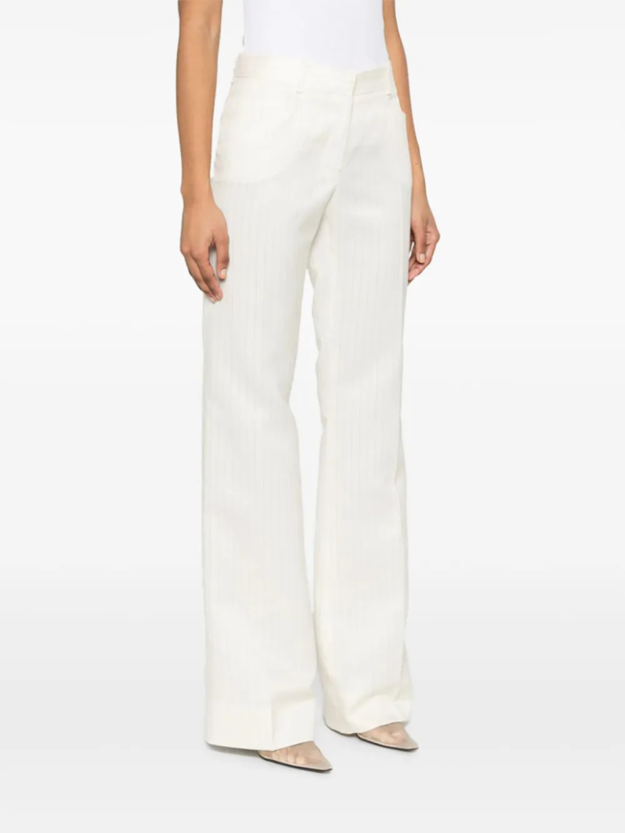 Строгие брюки в тонкую полоску от TOM FORD, белый
Строгие брюки в тонкую полоску от TOM FORD, белый