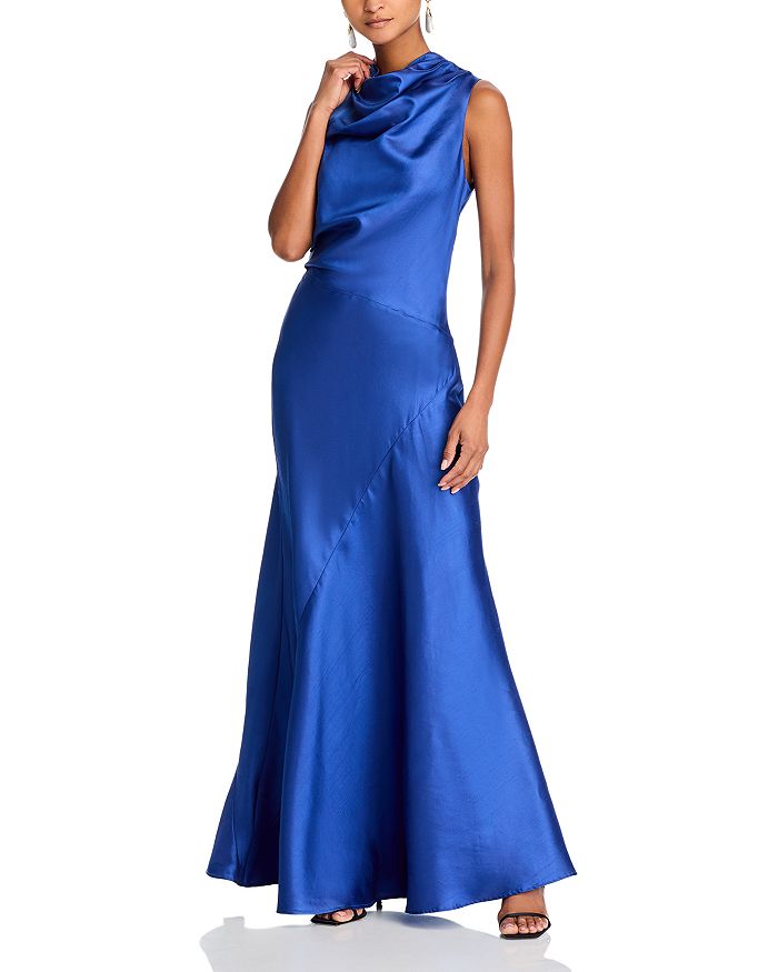 Платье из смесового шелка «Фрида» STAUD, синий
Платье из смесового шелка «Фрида» STAUD, синий