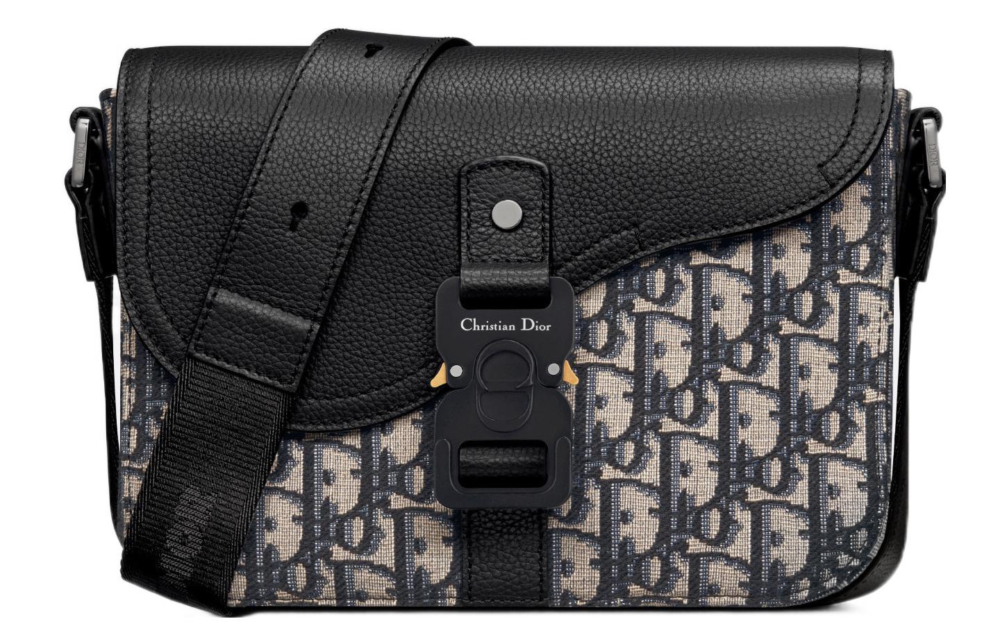 DIOR Кожаная седельная сумка через плечо мини мужская черная и бежевая
DIOR Кожаная седельная сумка через плечо мини мужская черная и бежевая