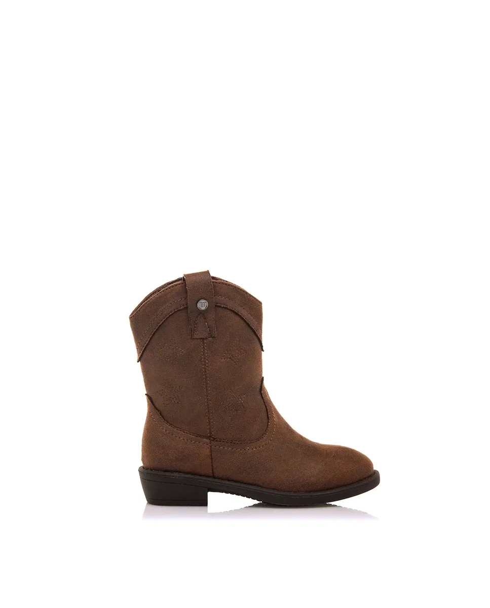 Ковбойские сапоги для девочки, модель Persea от Mtng Mustang, песочный 
Ковбойские сапоги для девочки, модель Persea от Mtng Mustang, песочный