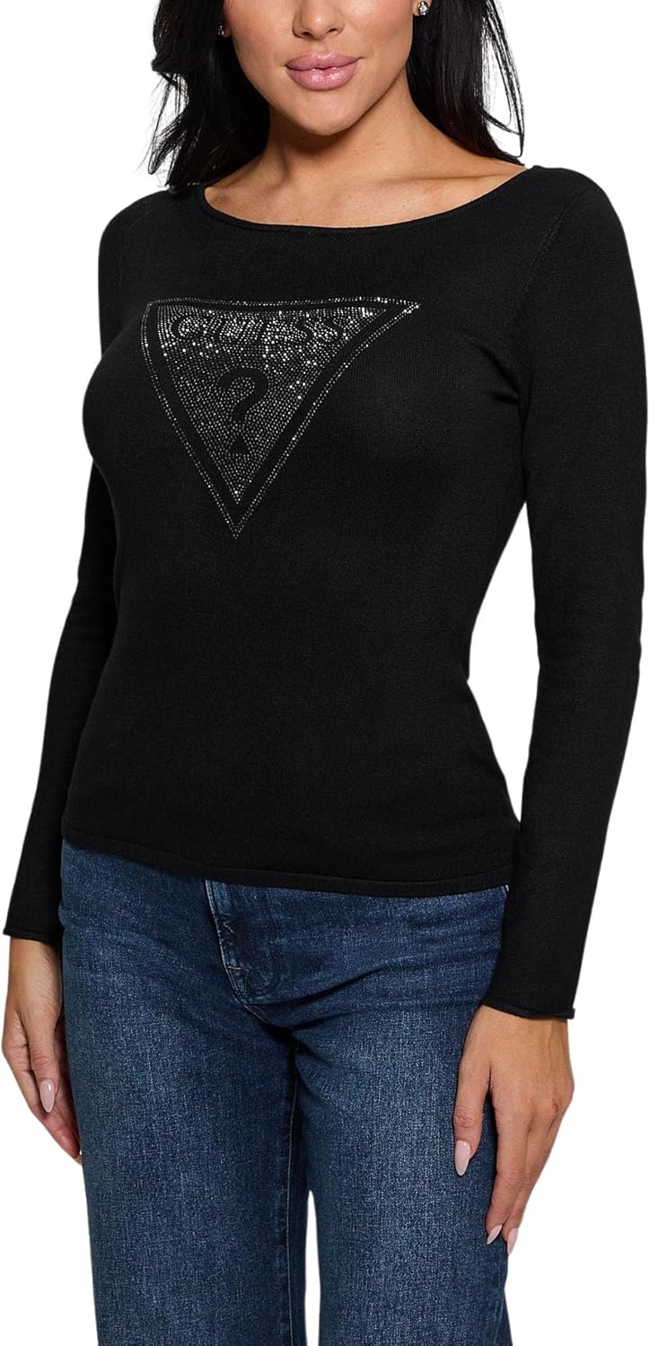 GUESS Женский эко-свитер с длинным рукавом и треугольным логотипом Eliza, Dove White
GUESS Женский эко-свитер с длинным рукавом и треугольным логотипом Eliza, Dove White