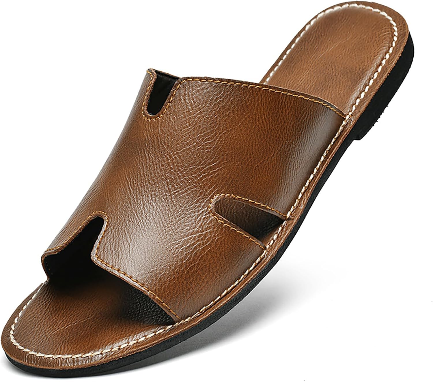 Мужские сандалии на плоской подошве из натуральной кожи, летние классические сандалии с открытым круглым носком, на мягкой подошве, для мужчин, для прогулок по пляжу Forevercan, коричневый
Мужские сандалии на плоской подошве из натуральной кожи, летние классические сандалии с открытым круглым носком, на мягкой подошве, для мужчин, для прогулок по пляжу Forevercan, коричневый