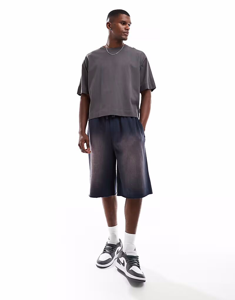 Мешковатые шорты из флиса темно-синего цвета Cotton On
Мешковатые шорты из флиса темно-синего цвета Cotton On