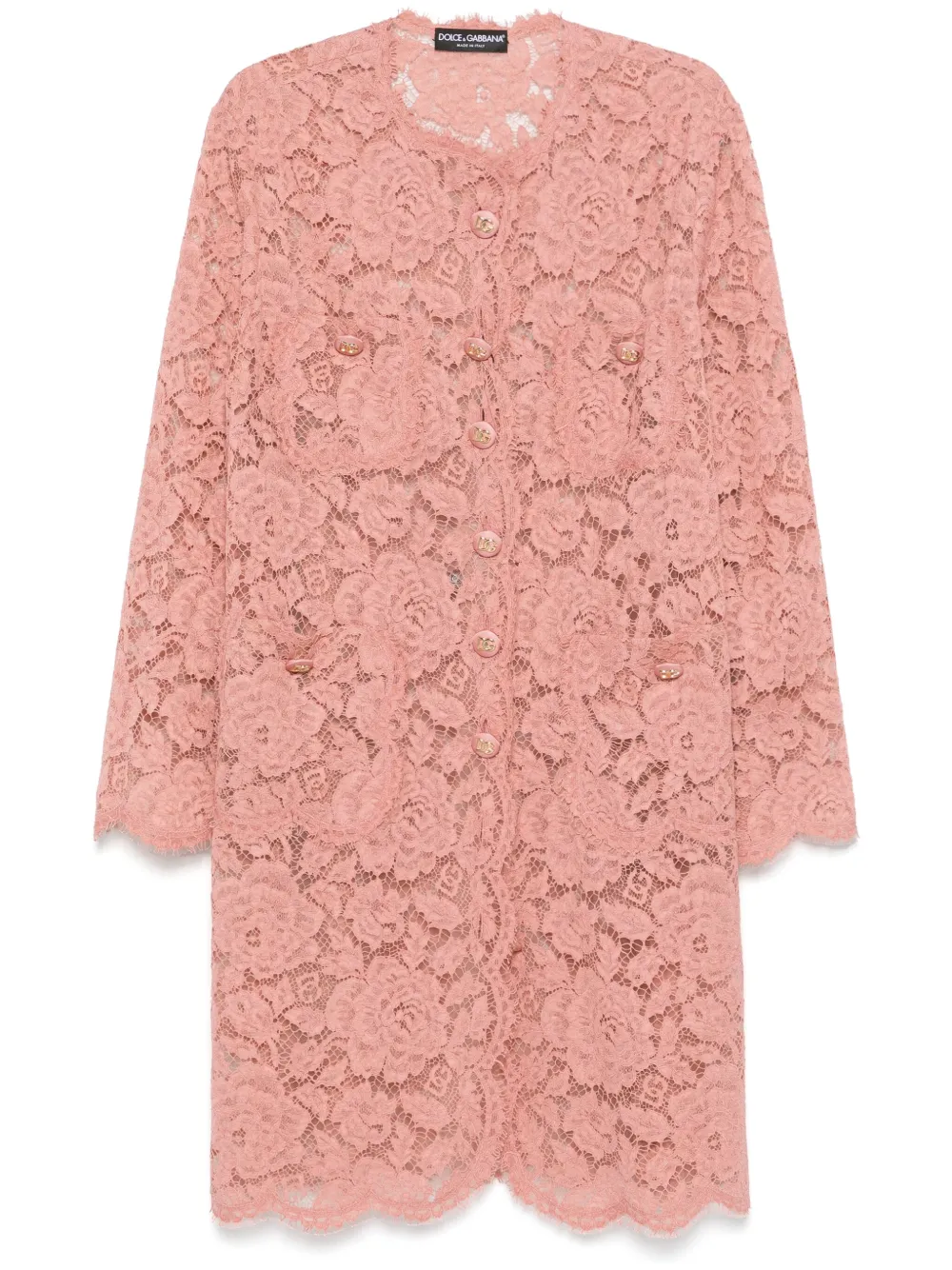 Кружевное пальто Dolce & Gabbana, розовый
Кружевное пальто Dolce & Gabbana, розовый