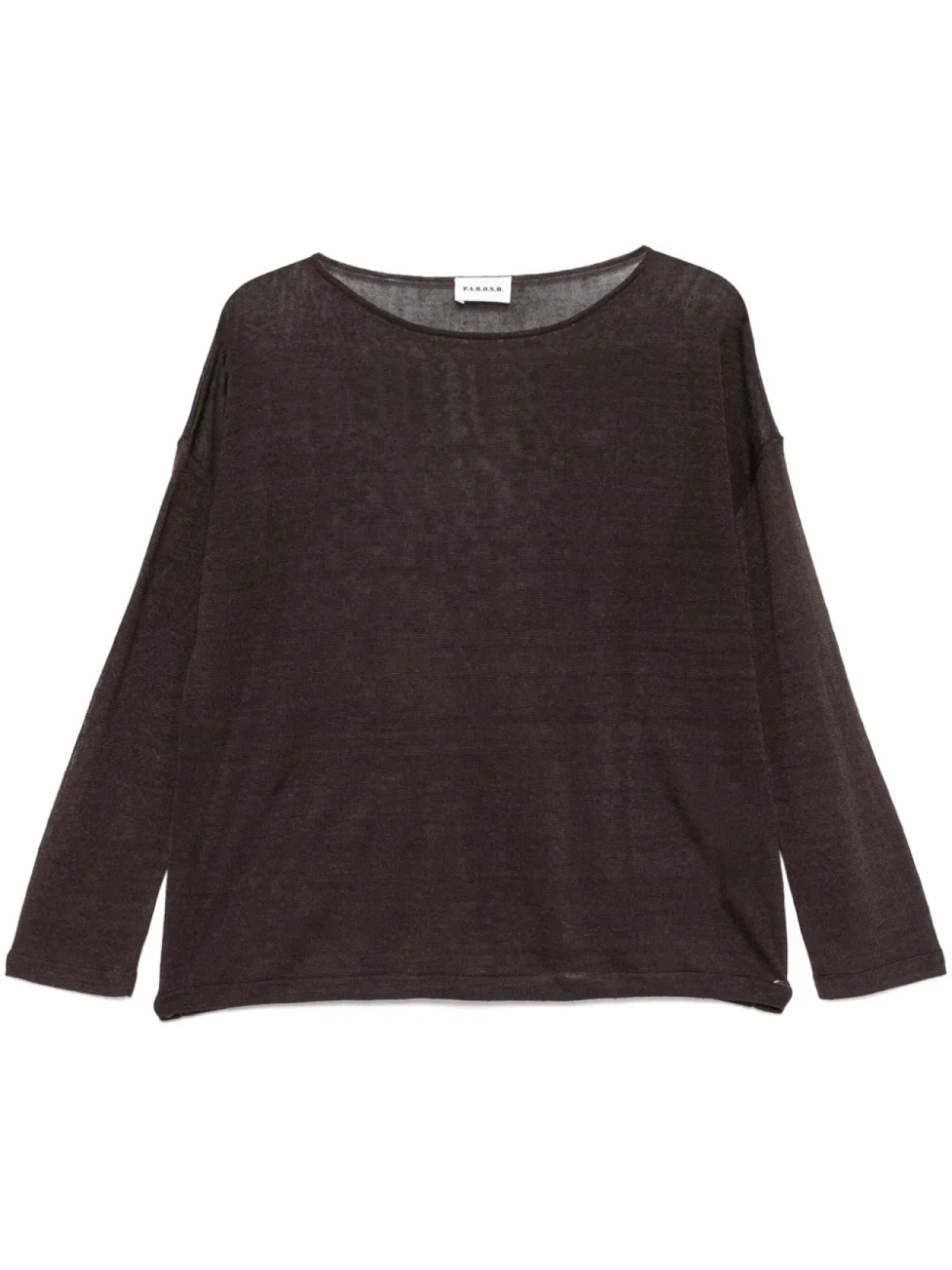 P.A.R.O.S.H. свитер с вырезом-лодочкой, коричневый
P.A.R.O.S.H. свитер с вырезом-лодочкой, коричневый