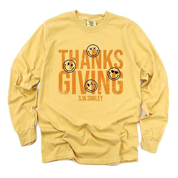 SWSmiley thanksgiving distressed - женская футболка с длинным рукавом, окрашенная в стиле garment dyed Simply Sage Market, Mustard, Зеленый, SWSmiley thanksgiving distressed - женская футболка с длинным рукавом, окрашенная в стиле garment dyed Simply Sage
SWSmiley thanksgiving distressed - женская футболка с длинным рукавом, окрашенная в стиле garment dyed Simply Sage Market, Mustard, Зеленый, SWSmiley thanksgiving distressed - женская футболка с длинным рукавом, окрашенная в стиле garment dyed Simply Sage