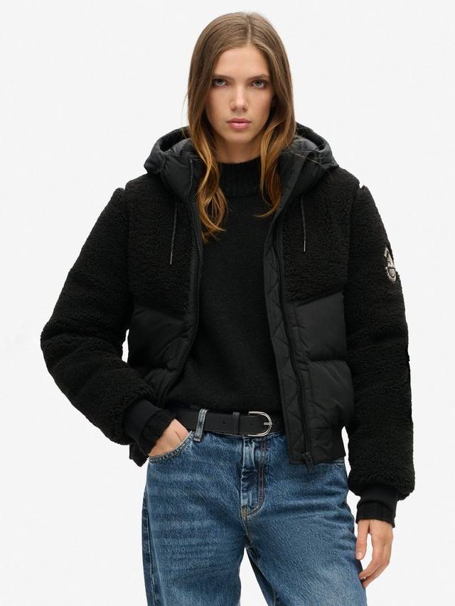 Гибридная куртка-бомбер Everest Superdry, Black
Гибридная куртка-бомбер Everest Superdry, Black