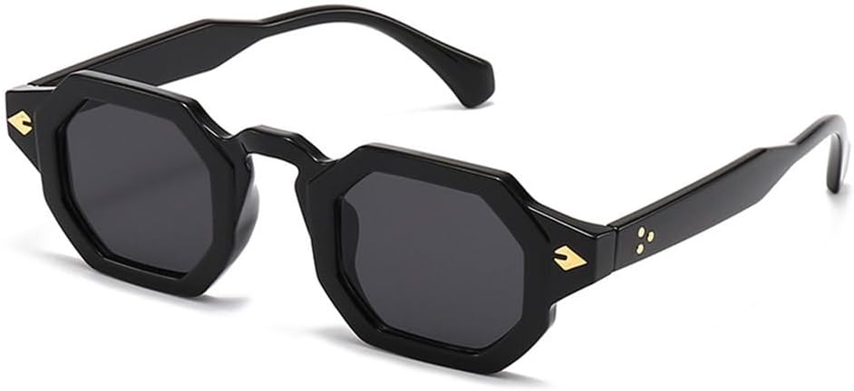 Ретро-солнцезащитные очки Polygon для женщин с заклепками, градиентные, чайные оттенки, защита от УФ-излучения UV400; мужские солнцезащитные очки в стиле панк TYUVIVO, C1 Black Black
Ретро-солнцезащитные очки Polygon для женщин с заклепками, градиентные, чайные оттенки, защита от УФ-излучения UV400; мужские солнцезащитные очки в стиле панк TYUVIVO, C1 Black Black