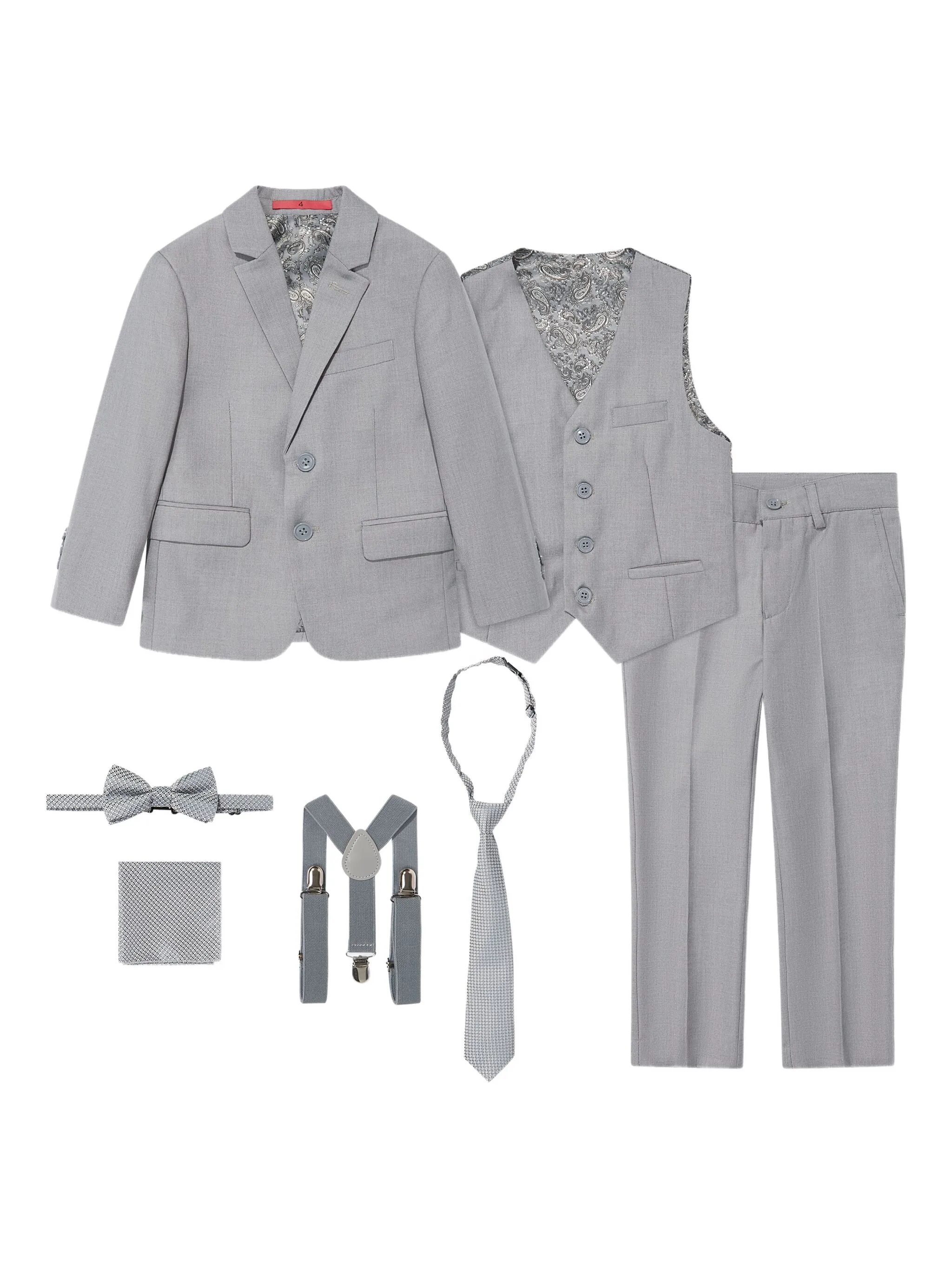 Костюм из семи предметов Suitlab Kids, серый
Костюм из семи предметов Suitlab Kids, серый