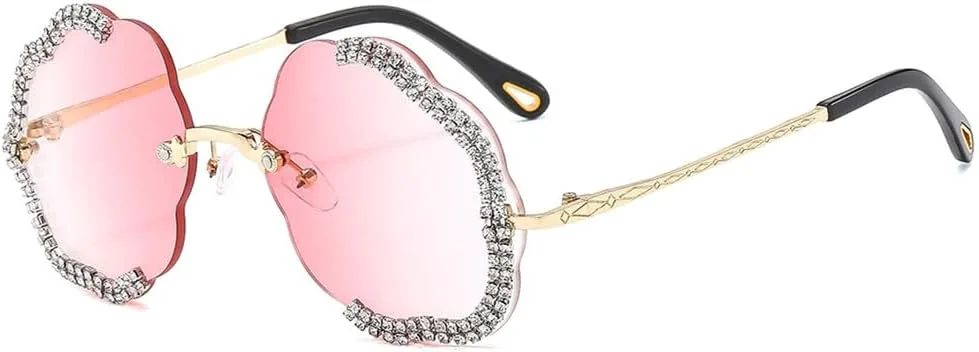 Солнцезащитные очки без оправы с бриллиантами для вечеринок, винтажные солнцезащитные очки для женщин и мужчин, защита от ультрафиолета UV400 LANGSER, Pink
Солнцезащитные очки без оправы с бриллиантами для вечеринок, винтажные солнцезащитные очки для женщин и мужчин, защита от ультрафиолета UV400 LANGSER, Pink