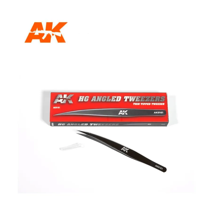 Угловой пинцет HG 01 (тонкий кончик), Supplies & Accessories (AK-Interactive)
Угловой пинцет HG 01 (тонкий кончик), Supplies & Accessories (AK-Interactive)