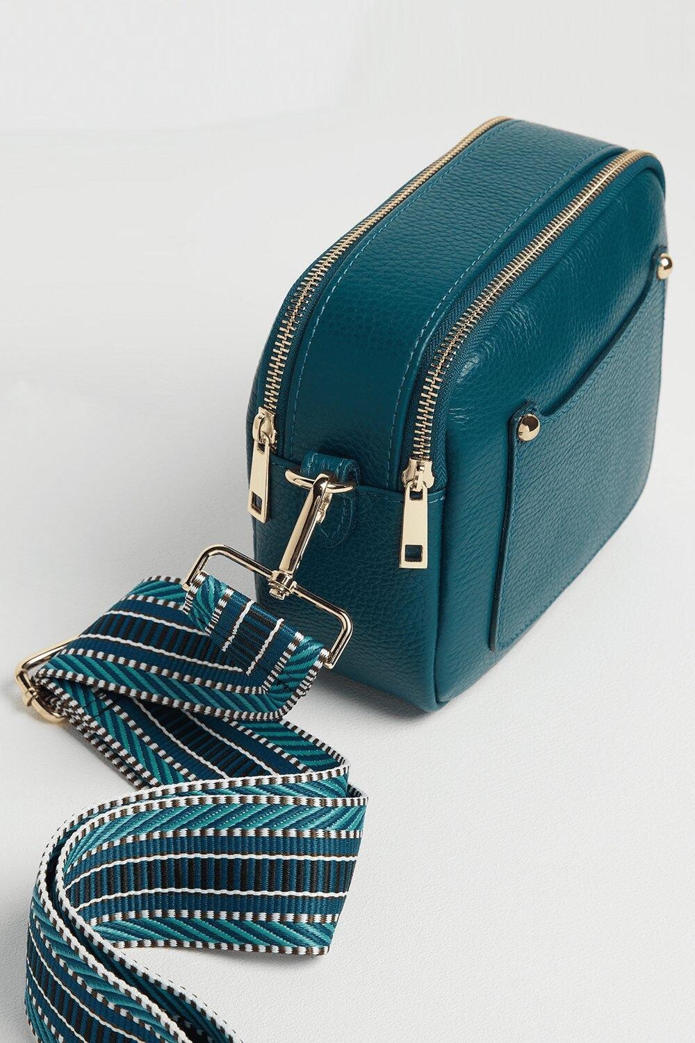 Сумка через плечо с ацтекским ремешком Betsy & Floss, зеленый 
Сумка через плечо с ацтекским ремешком Betsy & Floss, зеленый