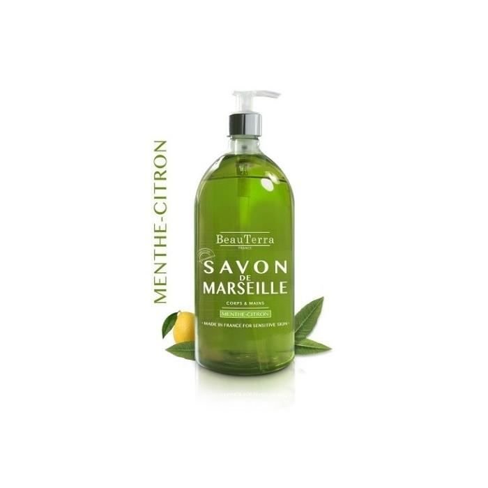 Beau Terra Marseille, мыло для тела и рук с лимоном и мятой, 1000 мл Laboratoire BeauTerra
Beau Terra Marseille, мыло для тела и рук с лимоном и мятой, 1000 мл Laboratoire BeauTerra