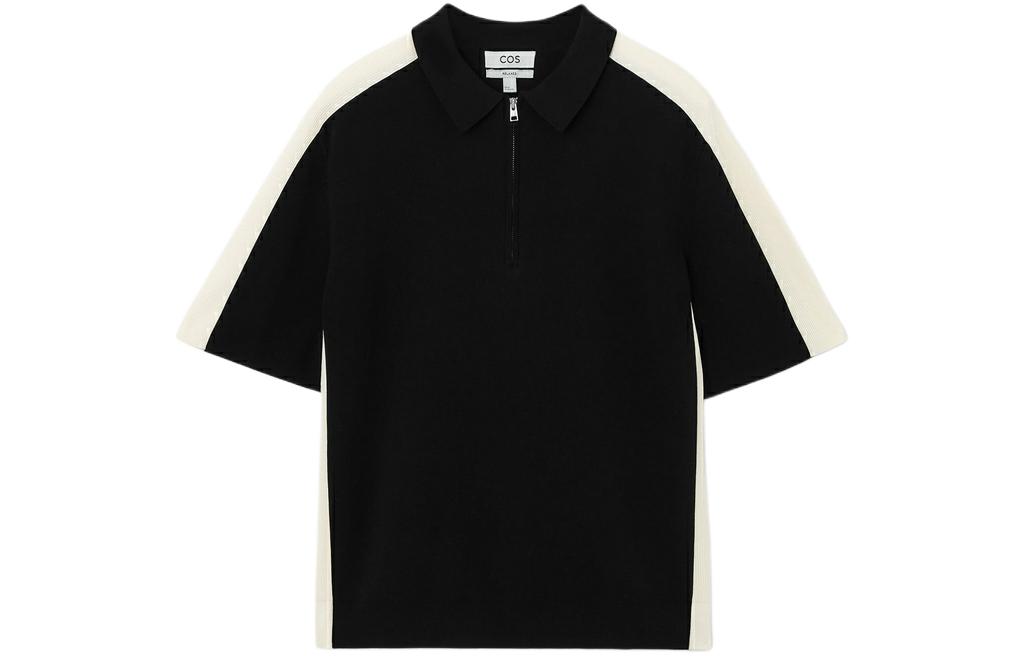 Футболка поло мужская черная COS
Футболка поло мужская черная COS