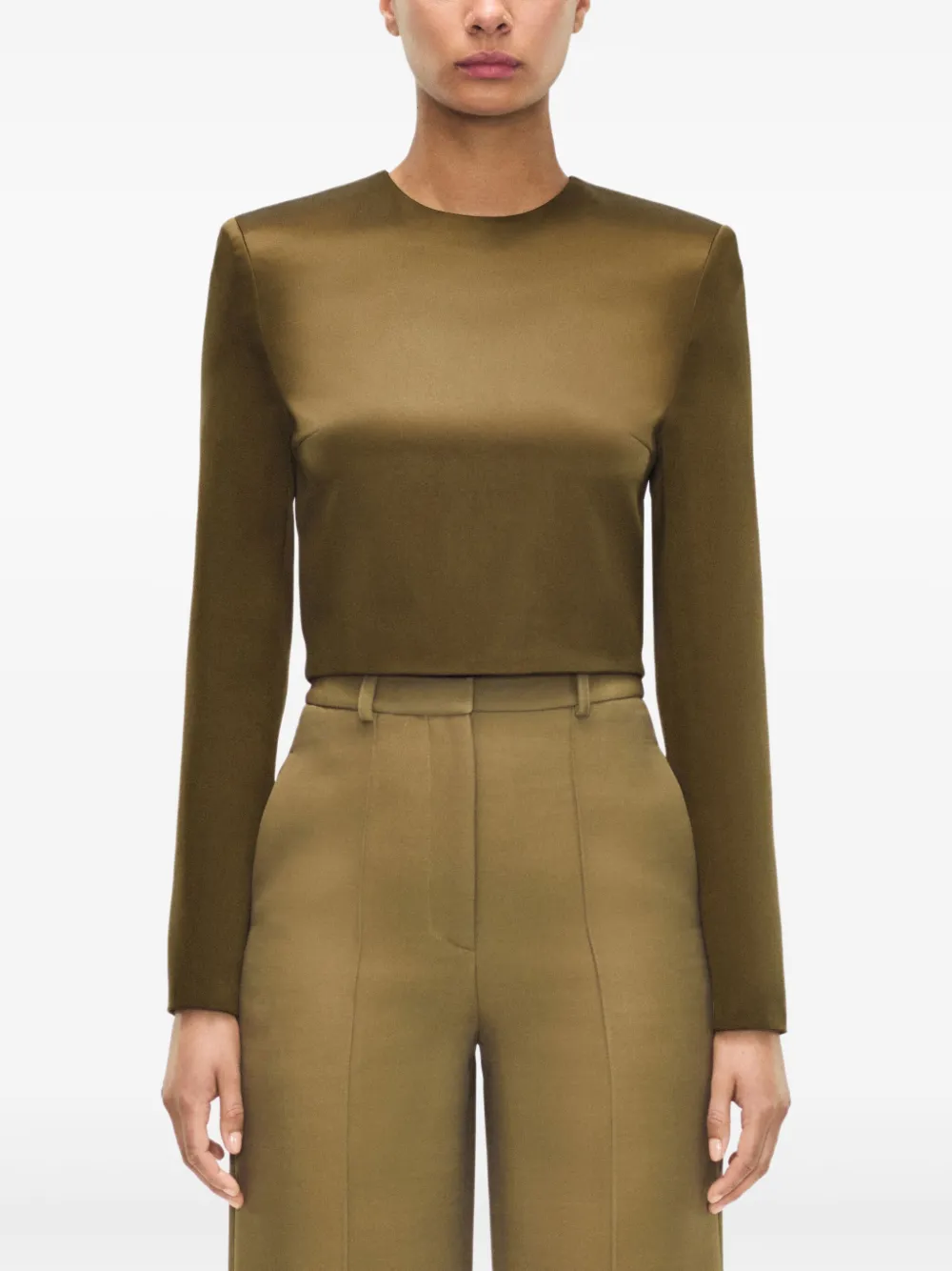 Блузка Keira Adam Lippes, зеленый
Блузка Keira Adam Lippes, зеленый