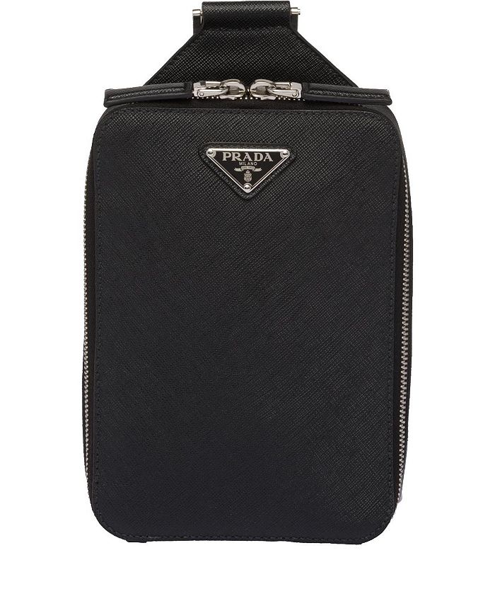 Сумка Brique из кожи Saffiano Prada, черный
Сумка Brique из кожи Saffiano Prada, черный