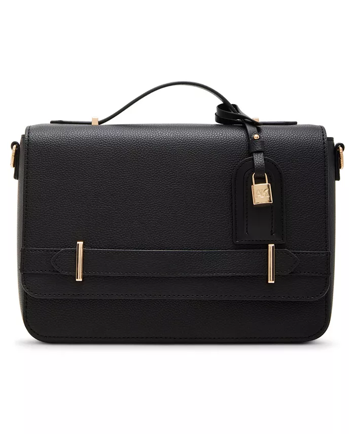 Маленькая сумка-саше с поясом и клапаном Anne Klein, черный
Маленькая сумка-саше с поясом и клапаном Anne Klein, черный