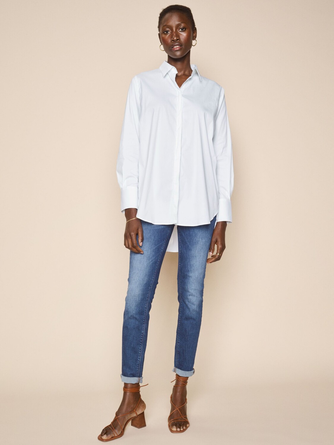 MOS MOSH Enola Классическая рубашка, белая
MOS MOSH Enola Классическая рубашка, белая