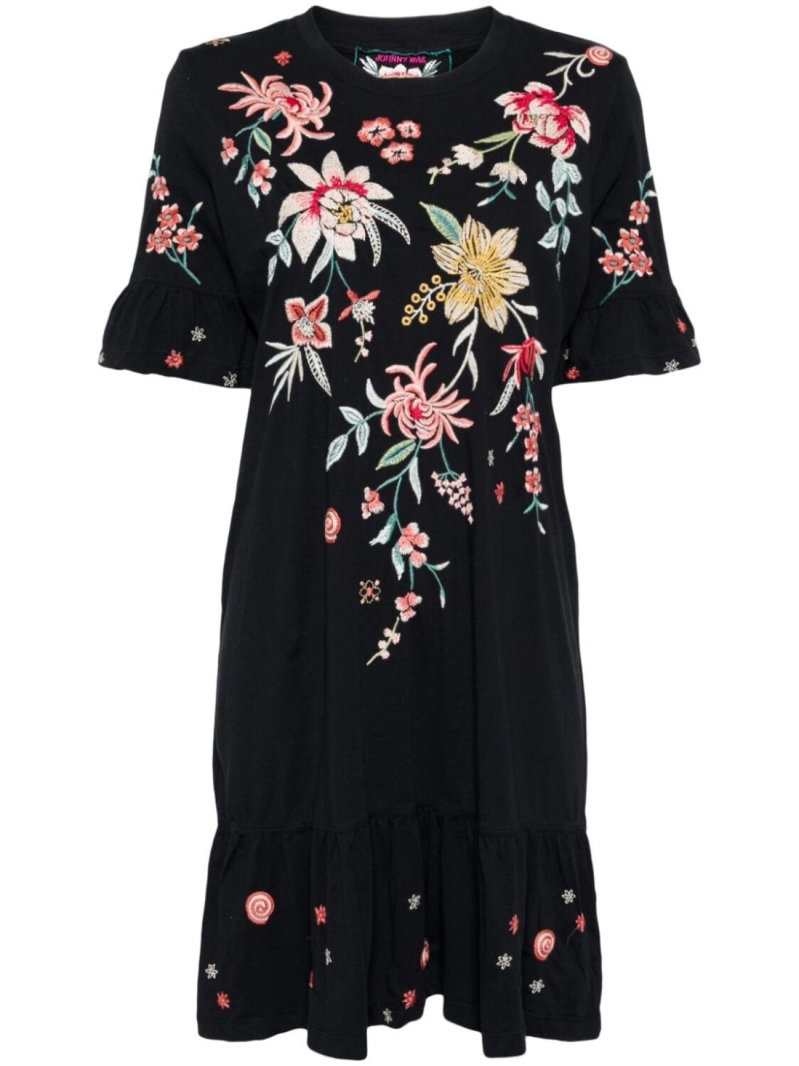 Johnny Was трикотажное платье с оборками, черный
Johnny Was трикотажное платье с оборками, черный