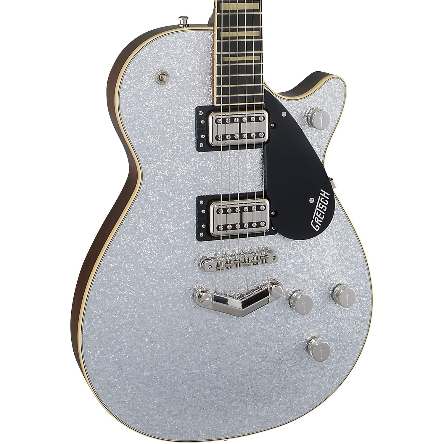 Gretsch Guitars G6229 Players Edition Jet BT Электрогитара Silver Sparkle
Gretsch Guitars G6229 Players Edition Jet BT Электрогитара Silver Sparkle
