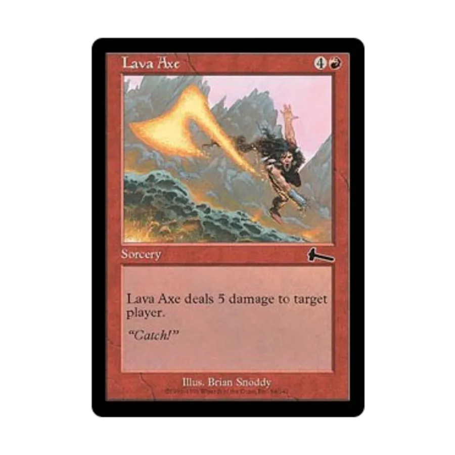 CCG Лавовый топор (С), MTG - Urza's Legacy
CCG Лавовый топор (С), MTG - Urza's Legacy