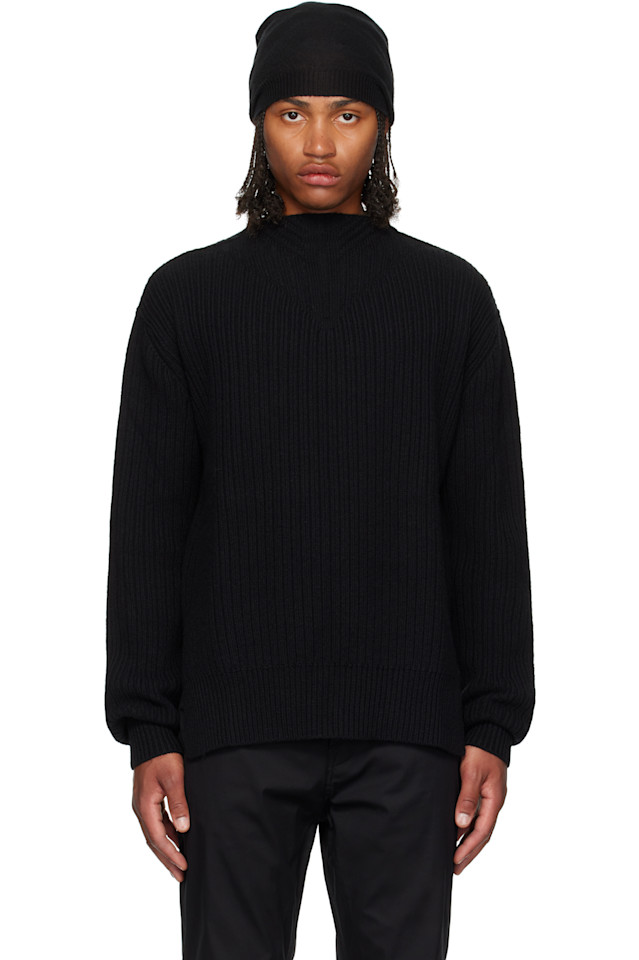 Свитер с круглым вырезом в стиле рыбака из Конкордии Rick Owens, черный
Свитер с круглым вырезом в стиле рыбака из Конкордии Rick Owens, черный