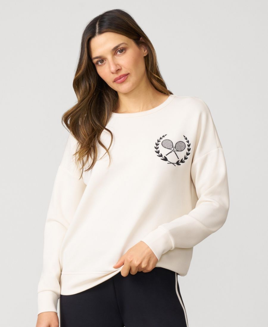 Женская теннисная толстовка с вышивкой Yummy Cable & Gauge, Whitecap grey
Женская теннисная толстовка с вышивкой Yummy Cable & Gauge, Whitecap grey