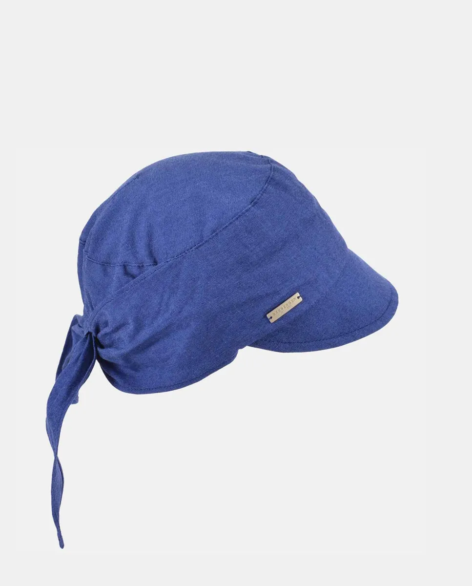 Кепка из ткани шамбре темно-синего цвета с бантом сзади Seeberger, тёмно-синий
Кепка из ткани шамбре темно-синего цвета с бантом сзади Seeberger, тёмно-синий