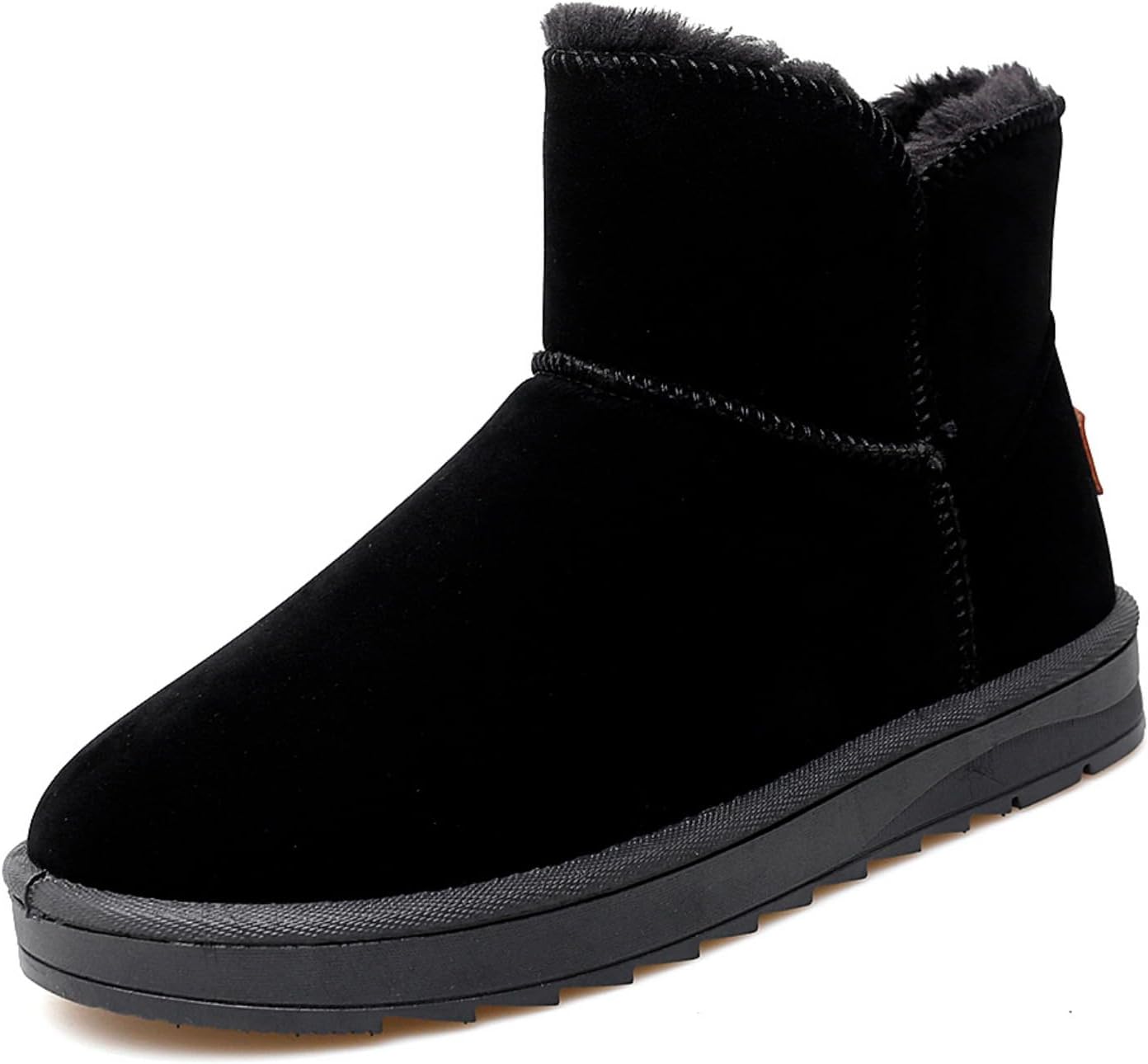 Мужские зимние ботинки с флисовой подкладкой: мягкая теплая подкладка, модель без застежек, противоскользящая подошва- идеально для повседневной носки в холодную погоду Khwfjas, черный
Мужские зимние ботинки с флисовой подкладкой: мягкая теплая подкладка, модель без застежек, противоскользящая подошва- идеально для повседневной носки в холодную погоду Khwfjas, черный