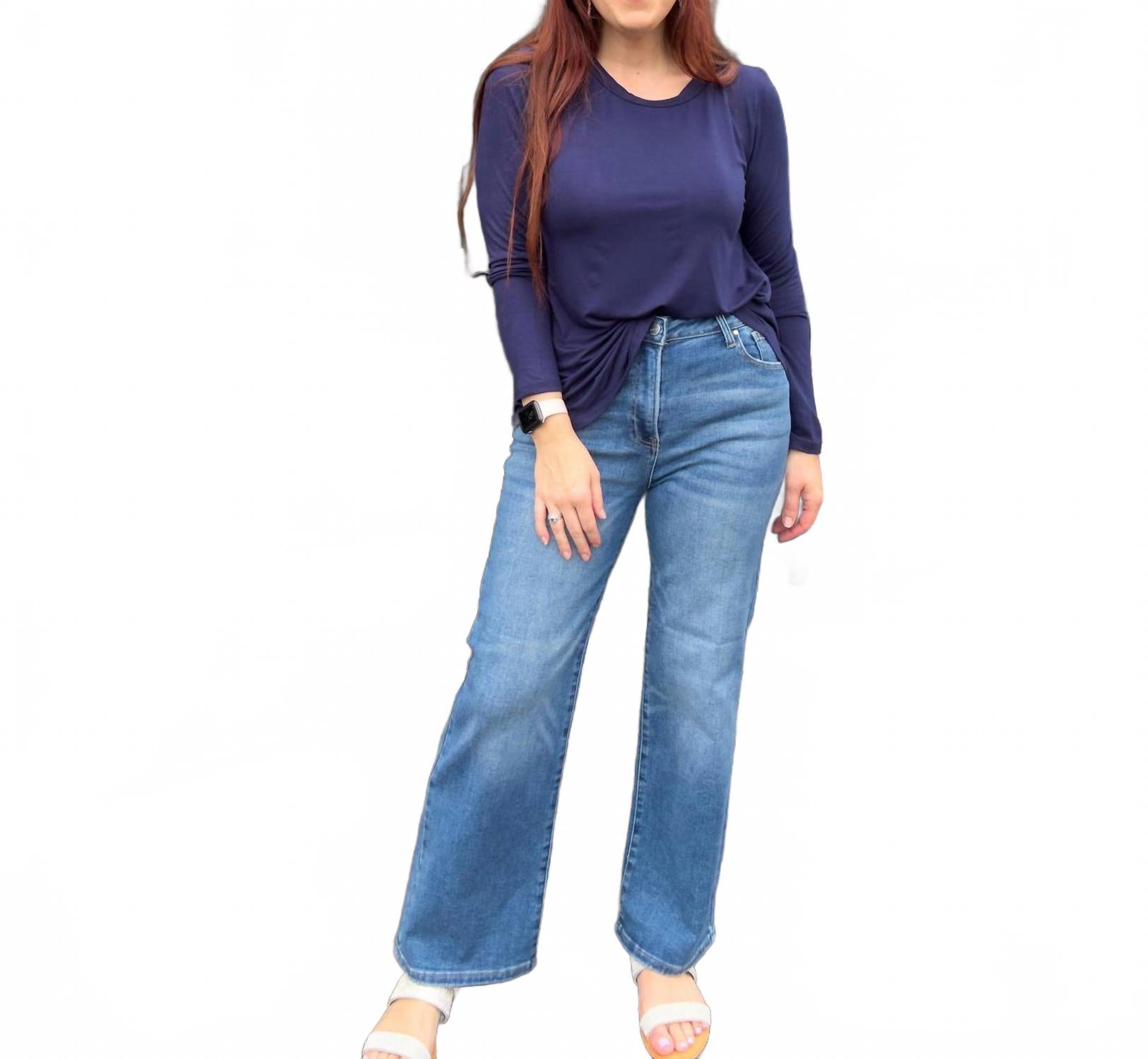 Кристи Прямые джинсы в синем RISEN
Кристи Прямые джинсы в синем RISEN