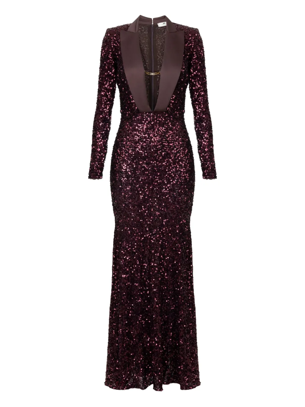 Декорированное платье макси с пайетками Elisabetta Franchi, красный
Декорированное платье макси с пайетками Elisabetta Franchi, красный