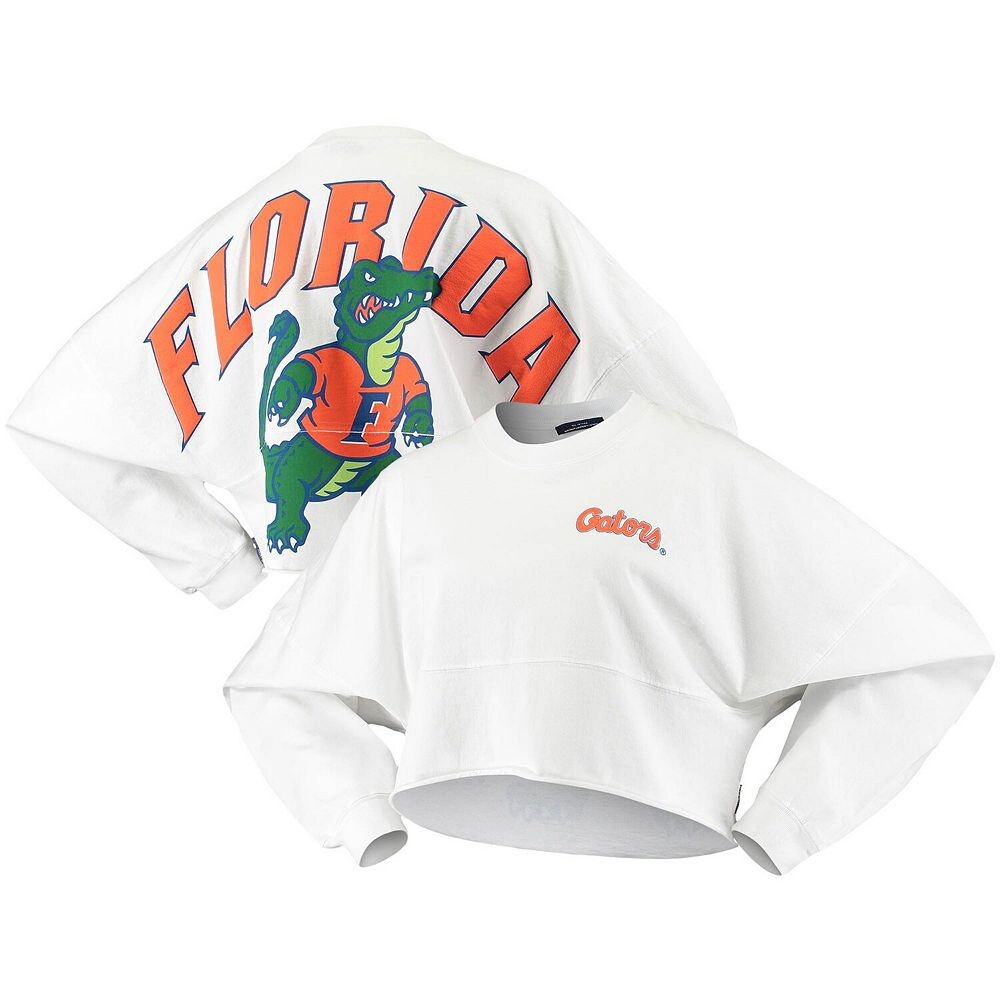Женская белая укороченная трикотажная футболка с длинными рукавами Florida Gators с необработанным краем, цвет Fld White
Женская белая укороченная трикотажная футболка с длинными рукавами Florida Gators с необработанным краем, цвет Fld White