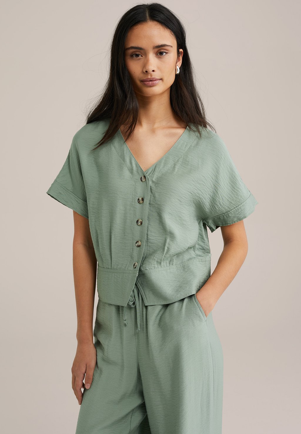 Блуза WE Fashion, светло-зеленый
Блуза WE Fashion, светло-зеленый