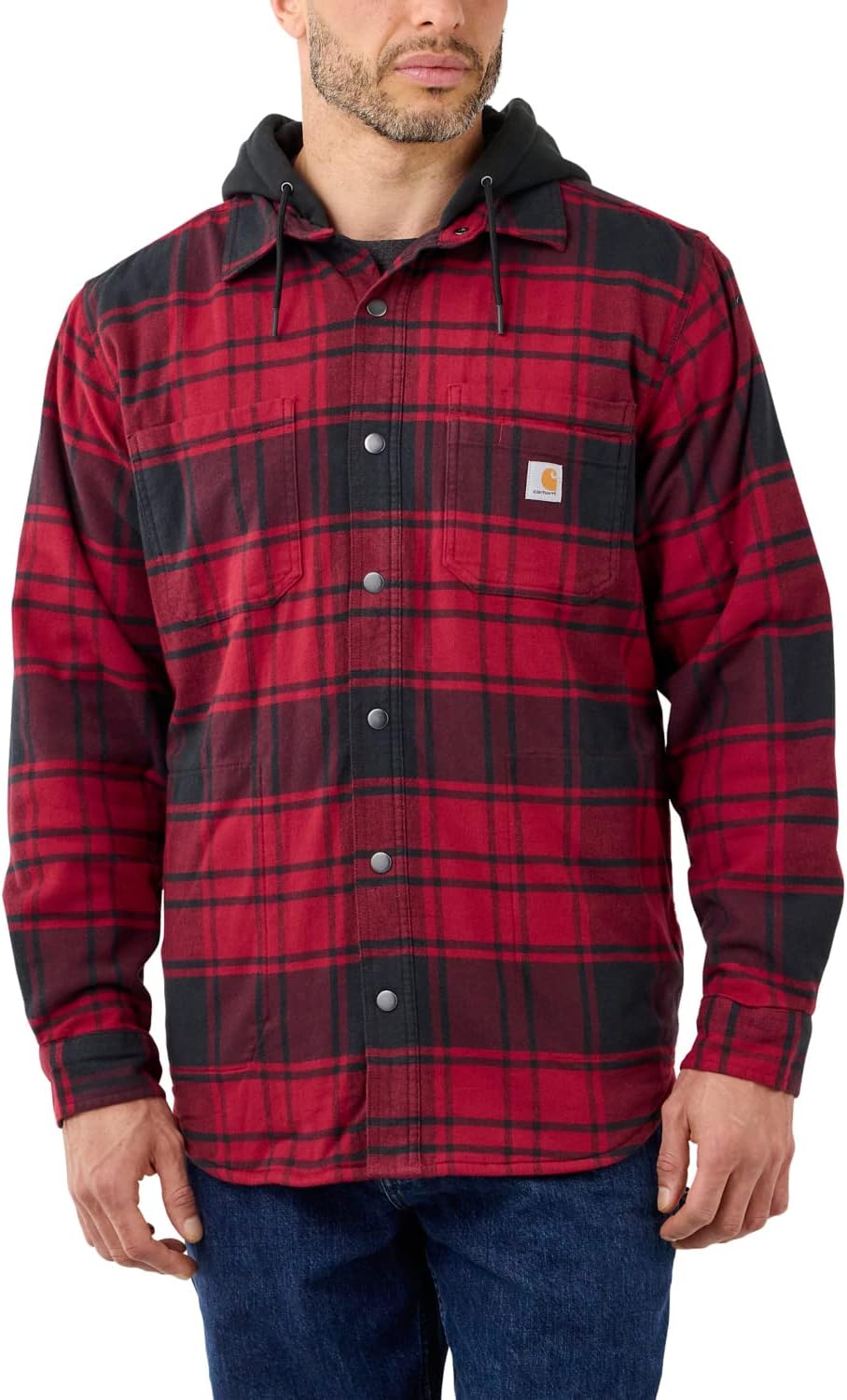 Carhartt мужская 105621 утепленная флисом рубашка с капюшоном в расслабленном крое Rugged Flex, Oxblood
Carhartt мужская 105621 утепленная флисом рубашка с капюшоном в расслабленном крое Rugged Flex, Oxblood