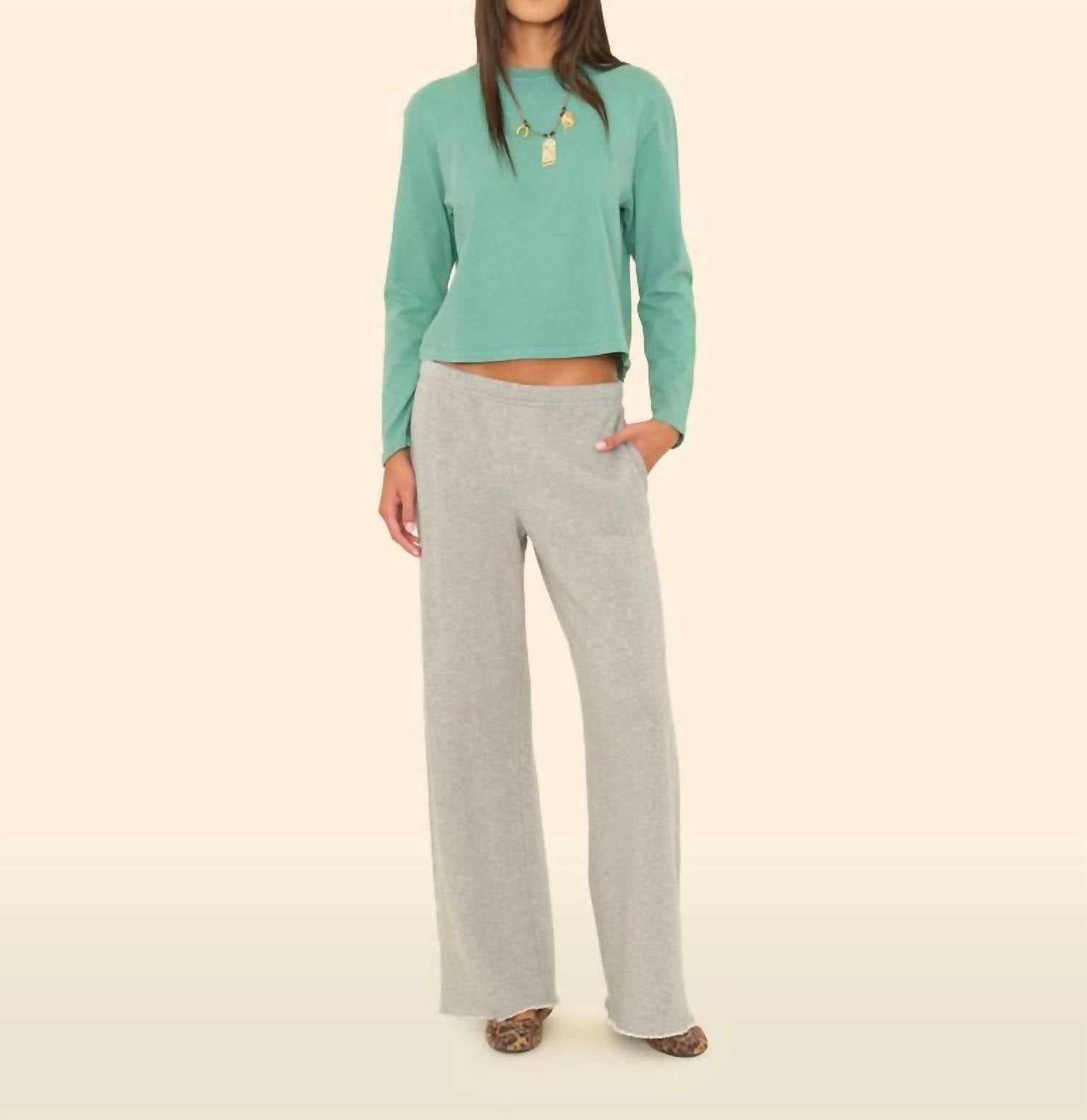 XIRENA Спортивные брюки Emmette с широкими штанинами, цвет светло-серый меланж
XIRENA Спортивные брюки Emmette с широкими штанинами, цвет светло-серый меланж