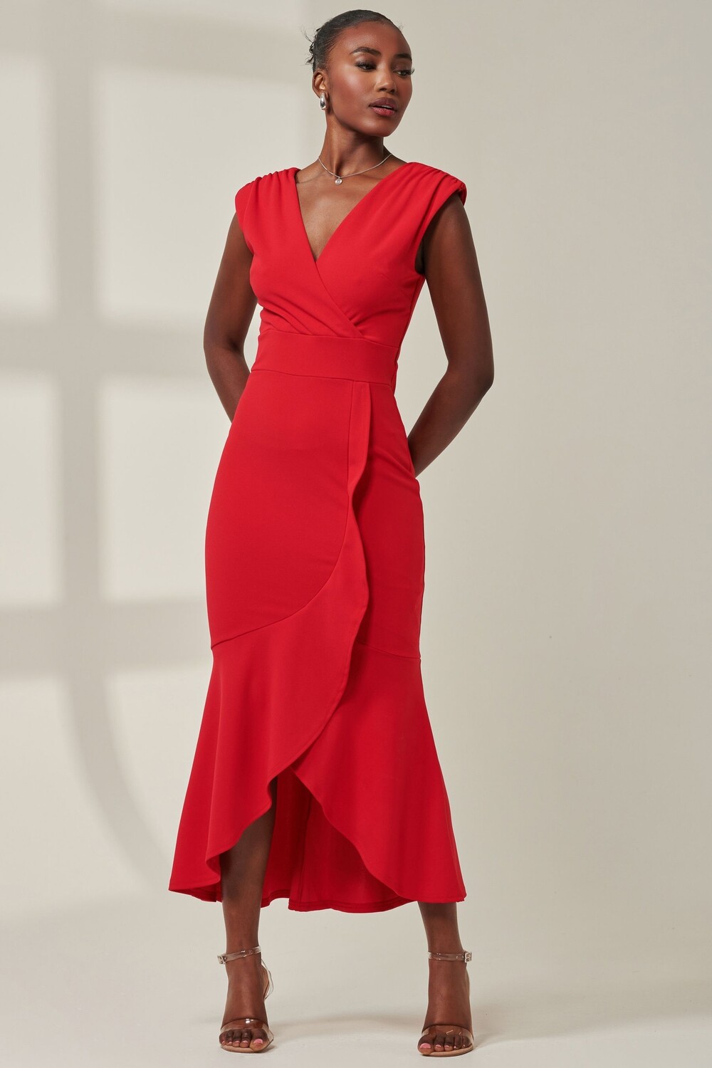 Длинное платье без рукавов Tara с драпировкой Jolie Moi, красный
Длинное платье без рукавов Tara с драпировкой Jolie Moi, красный